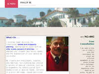 PHILIP HAWES website screenshot