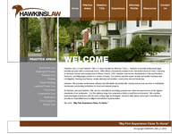 TRACY HAWKINS website screenshot
