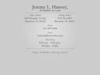 JEREMY HAWSEY website screenshot