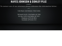 CODY HAYES website screenshot