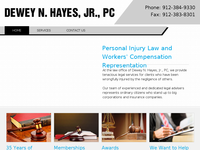 DEWEY HAYES JR website screenshot
