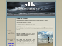 JON HAYNER website screenshot