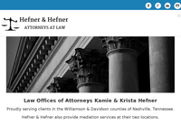 KAMIE HEFNER website screenshot
