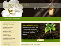 HEIDI MILAM website screenshot