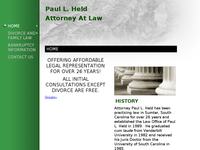 PAUL HELD website screenshot