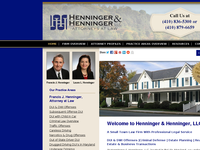 LAURA HENNINGER website screenshot