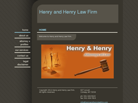 ROBERT HENRY website screenshot