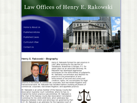 HENRY RAKOWSKI website screenshot