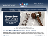JEFF HENSLEY website screenshot