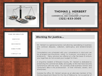 THOMAS HERBERT website screenshot