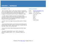 STEVEN HERNDON website screenshot