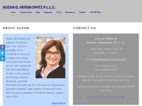 SUZAN HERSKOWITZ website screenshot