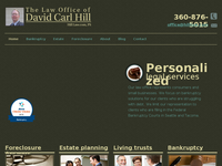 DAVID HILL website screenshot