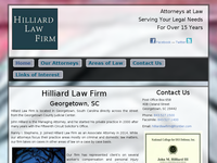 JOHN HILLIARD III website screenshot