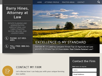 BARRY HINES website screenshot