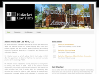 JAROD HOFACKET website screenshot