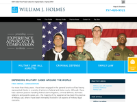 WILLIAM HOLMES website screenshot