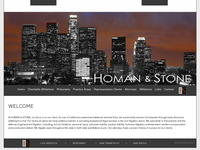 RONALD HOMAN website screenshot