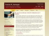 YVONNE HOMEYER website screenshot