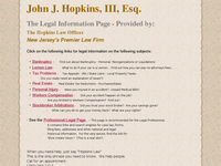 JOHN HOPKINS website screenshot