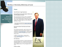 BOBBY HORNSBY website screenshot