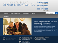 DENNIS HORTON website screenshot