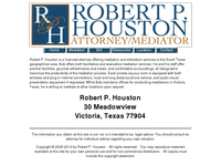 ROBERT HOUSTON website screenshot