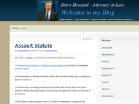 DAVE HOWARD website screenshot
