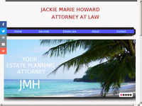 JACKIE HOWARD website screenshot