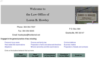 LOREN HOWLEY website screenshot