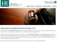 R HUBSCHMAN JR website screenshot