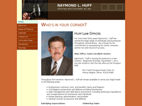 RAYMOND HUFF website screenshot