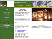 KEVIN HUGHES website screenshot