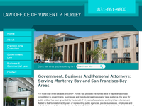 VINCENT HURLEY website screenshot