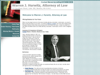 WARREN HURWITZ website screenshot