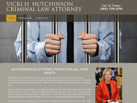 VICKI HUTCHINSON website screenshot