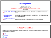 DONALD WRIGHT website screenshot