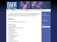BRUCE ISAACKS website screenshot