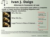 IVAN DAIGS website screenshot