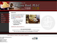 J BOONE REED website screenshot