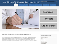 J DANIEL PERKINS website screenshot