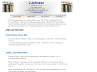 J JOHNSON website screenshot
