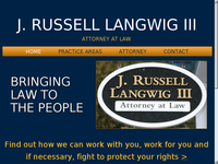 J RUSSELL LANGWIG III website screenshot