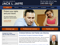 JACK JAFFE website screenshot