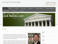 JACK MALICKI website screenshot