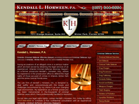 KENDALL HORWEEN website screenshot