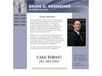 BRIAN KENNEMER website screenshot