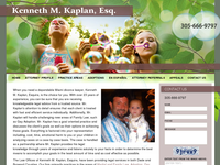 KENNETH KAPLAN website screenshot
