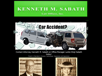 KENNETH SABATH website screenshot