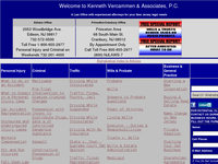 KENNETH VERCAMMEN website screenshot